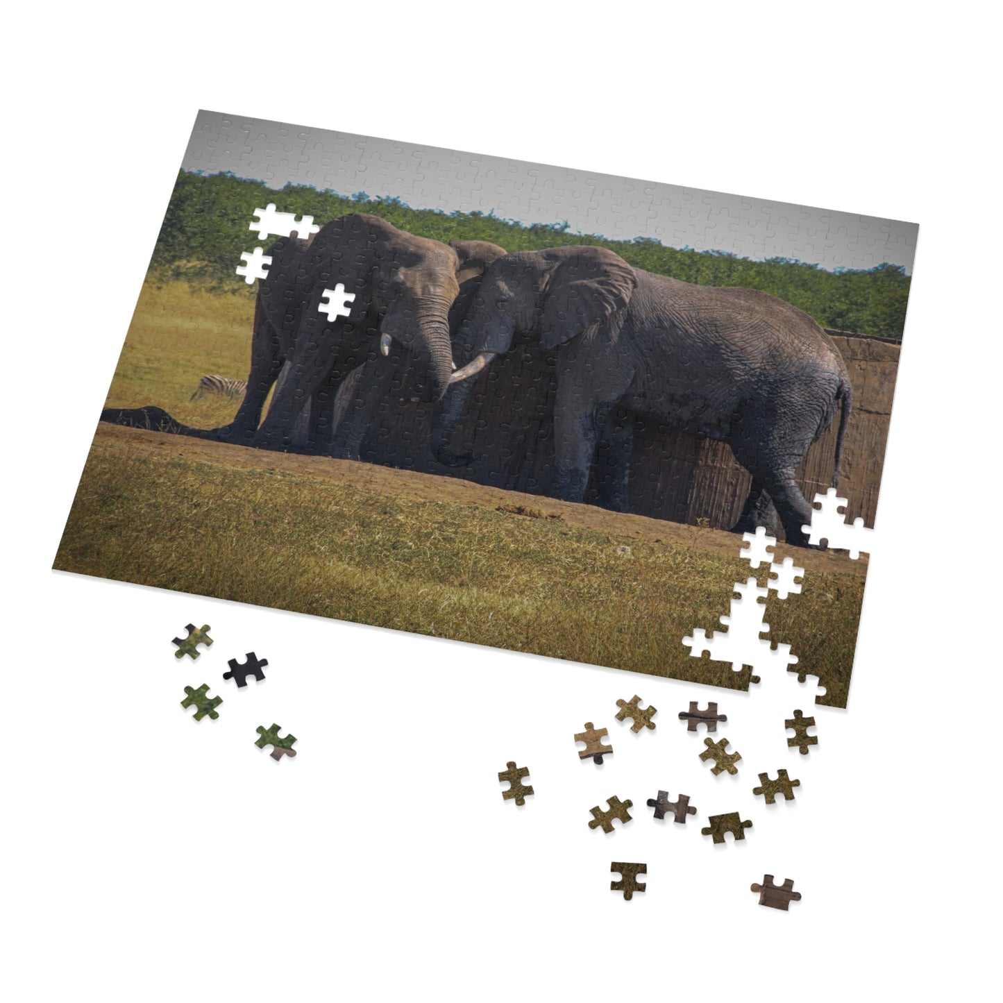 Jigsaw Puzzle (30, 110, 252, 500 Piece) - Elephant Friends