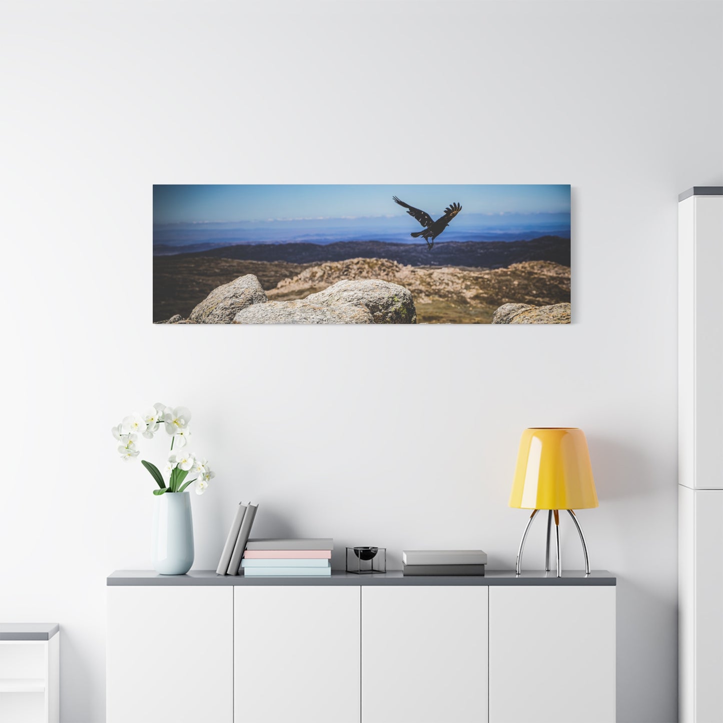 Little Raven Mt Kosciuszko Canvas Print