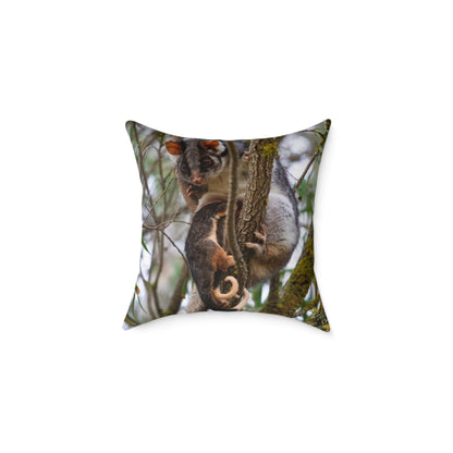 Ring-Tailed Possum Pillow 18" × 18"