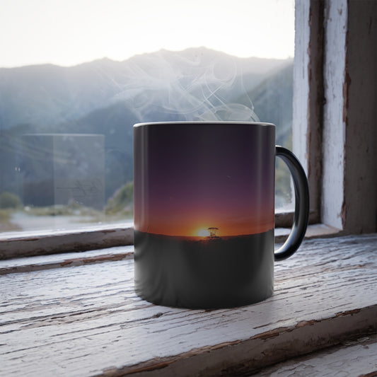 Colour Morphing Mug, 11oz - Purple Sunset