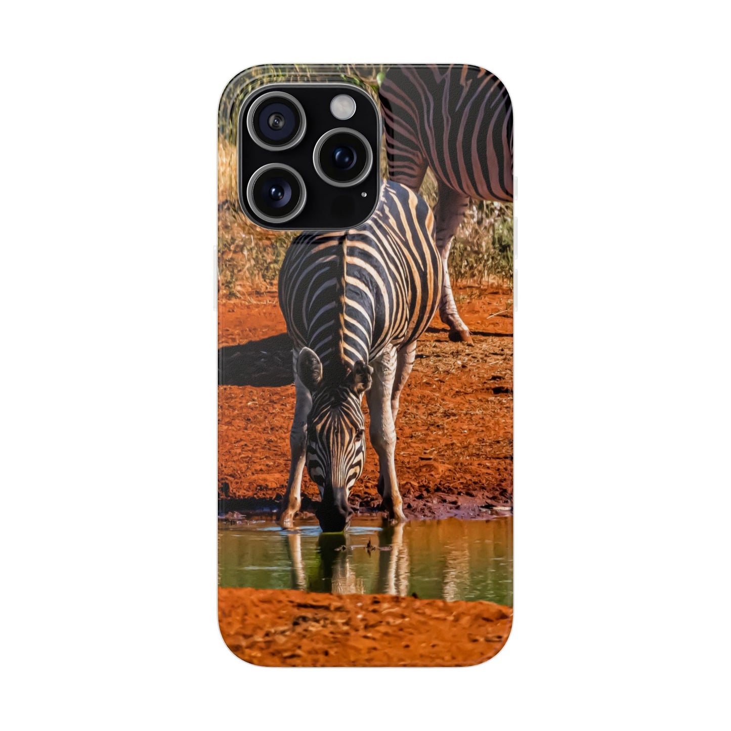 Flexible Zebra Phone Case iPhone 15 Pro Max