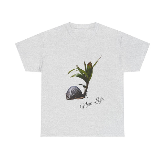 New Life Coconut Tee Ash