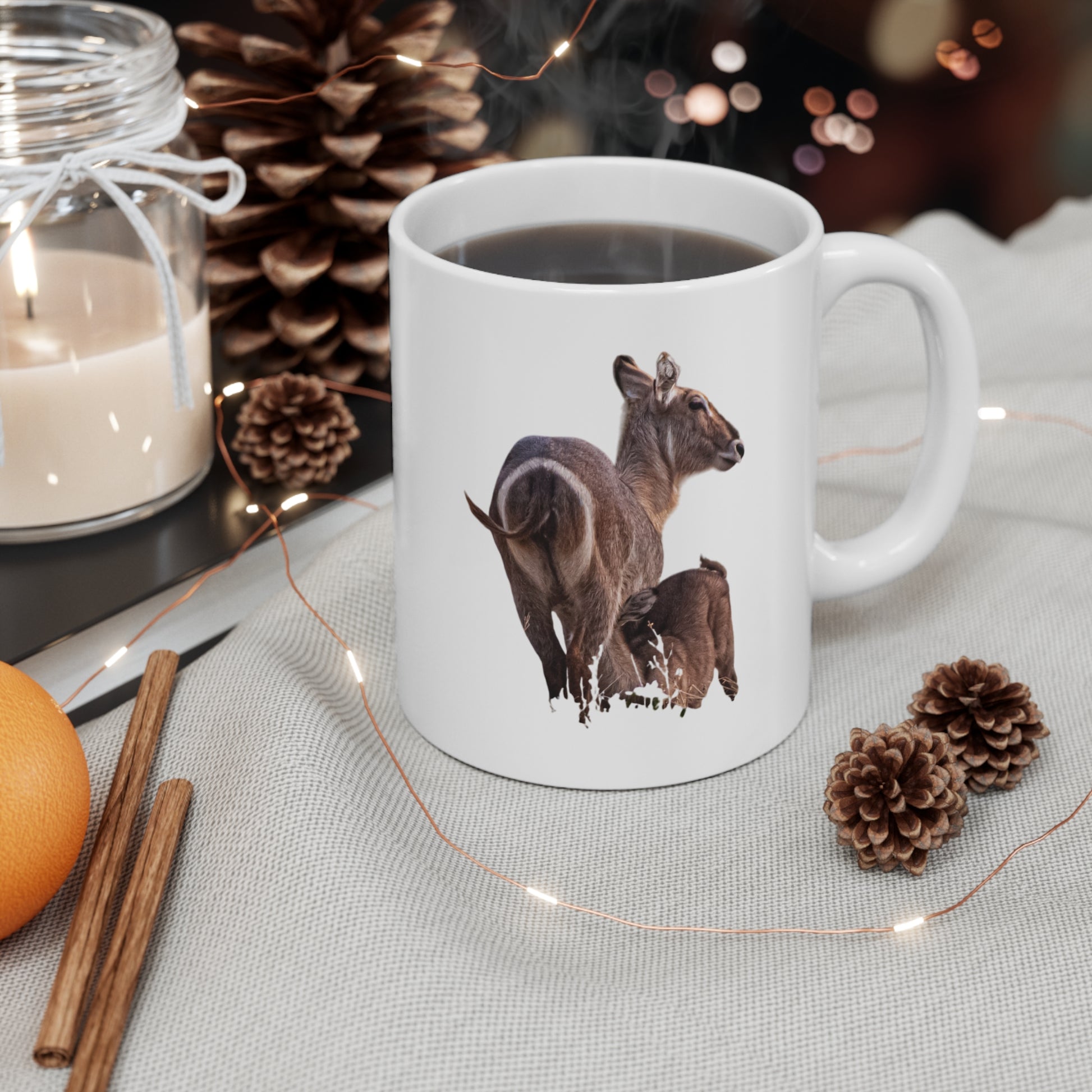 Baby Waterbuck Animal Mug