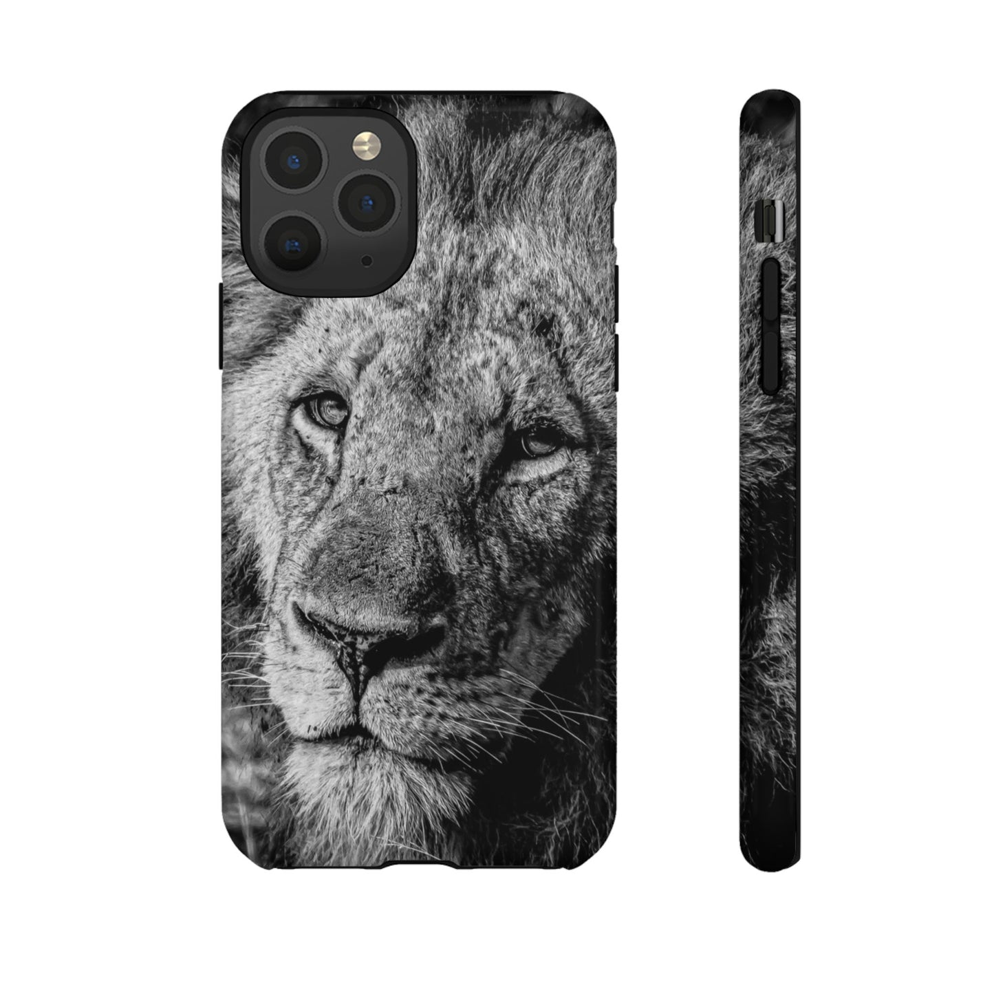 Tough Case - Old Lion B&W iPhone 11 Pro Glossy