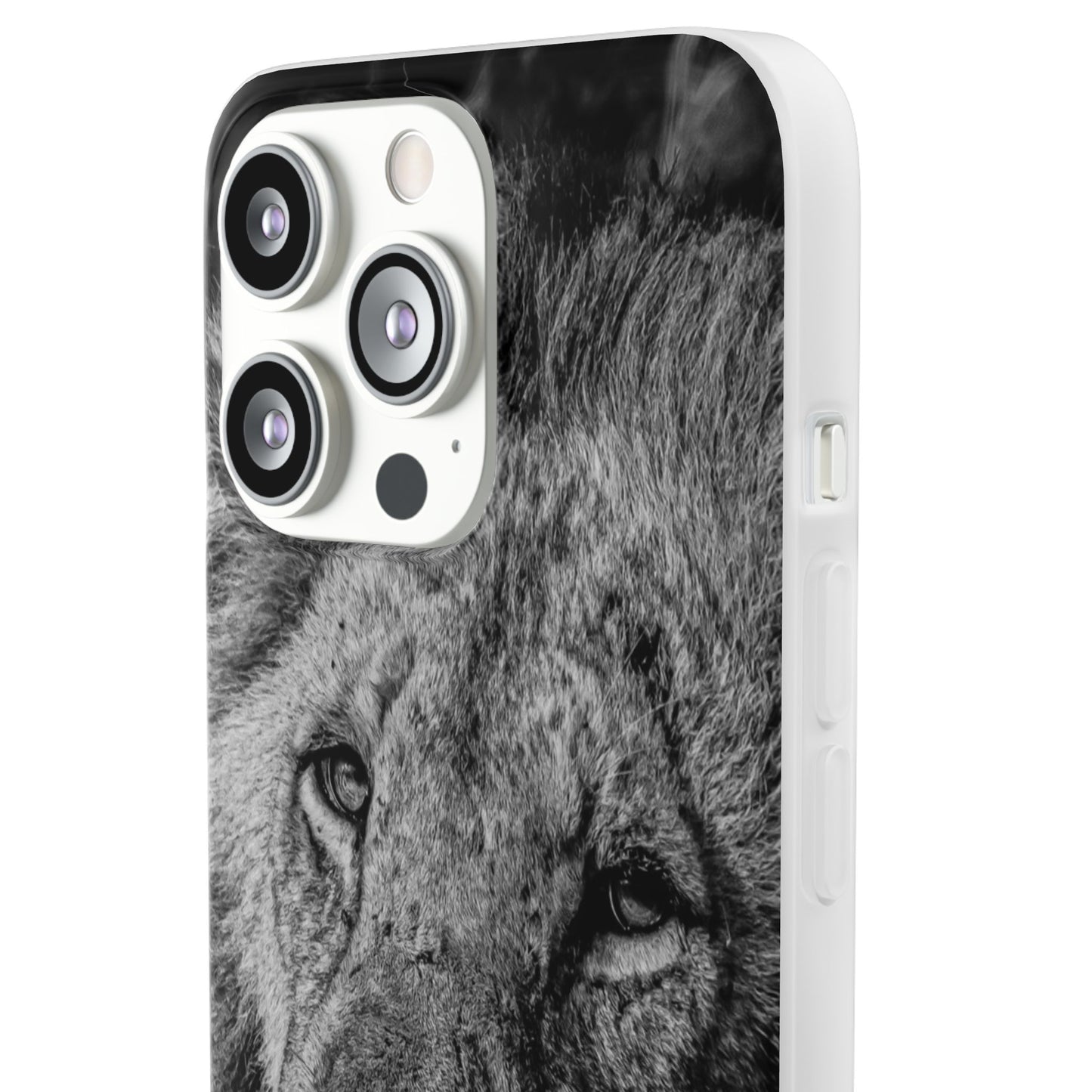 Flexible Lion Phone Cases B&W