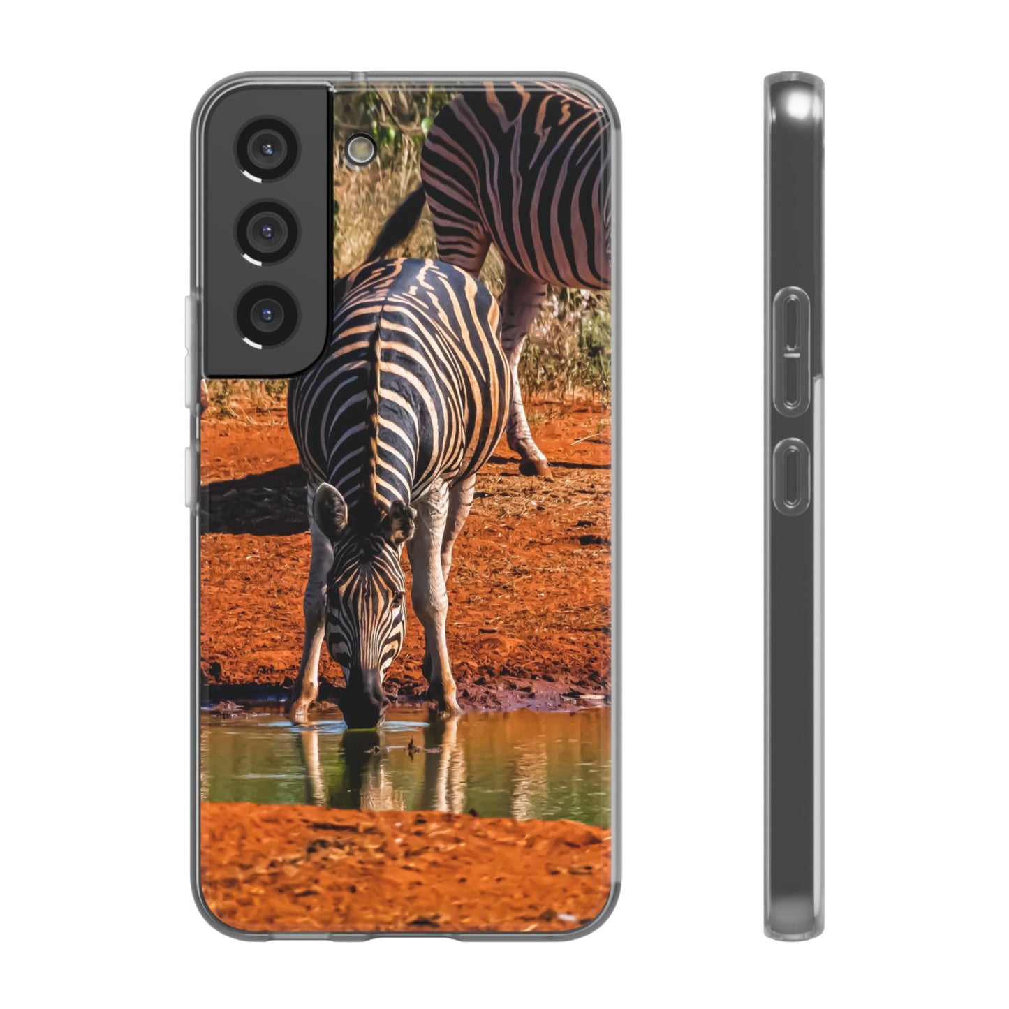 Flexible Zebra Phone Case Samsung Galaxy S22