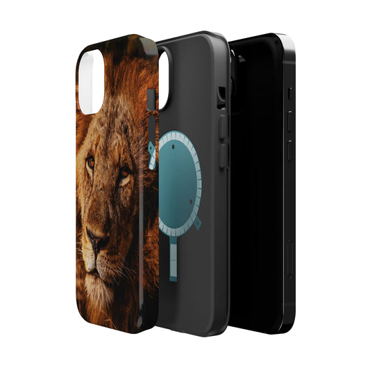 Magsafe® Compatible Tough Cases - Old Lion iPhone 14 Glossy