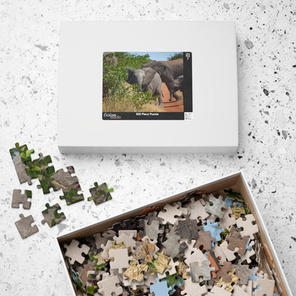 Young Elephant Jigsaw Puzzle 520 pcs (Horizontal)