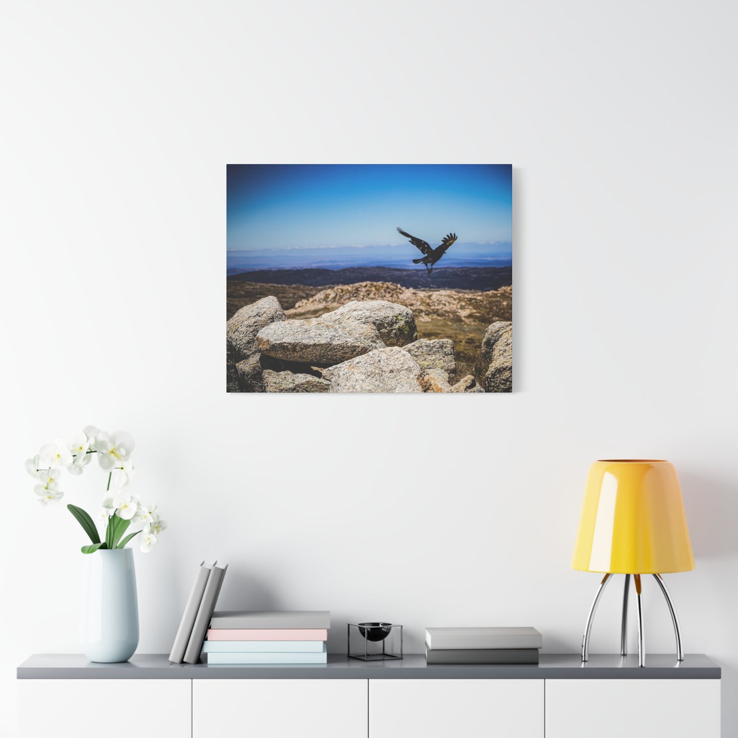 Little Raven Mt Kosciuszko Canvas Print