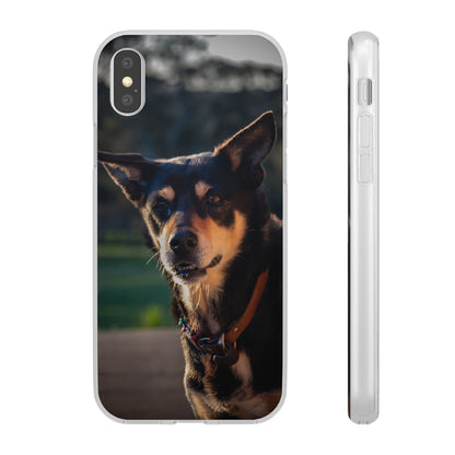 Kelpie Dog Flexi Case iPhone X