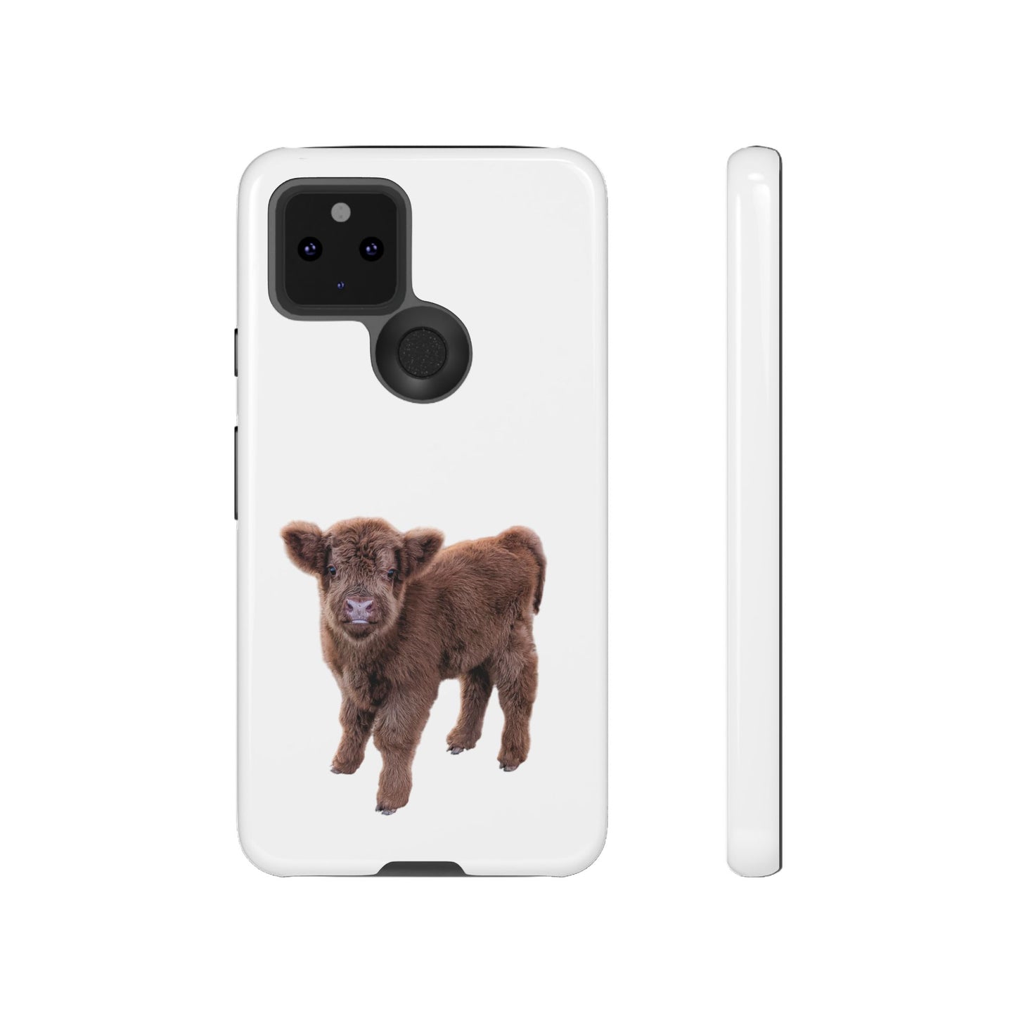 Baby Highland Cow Phone Case Google Pixel 5 5G Glossy