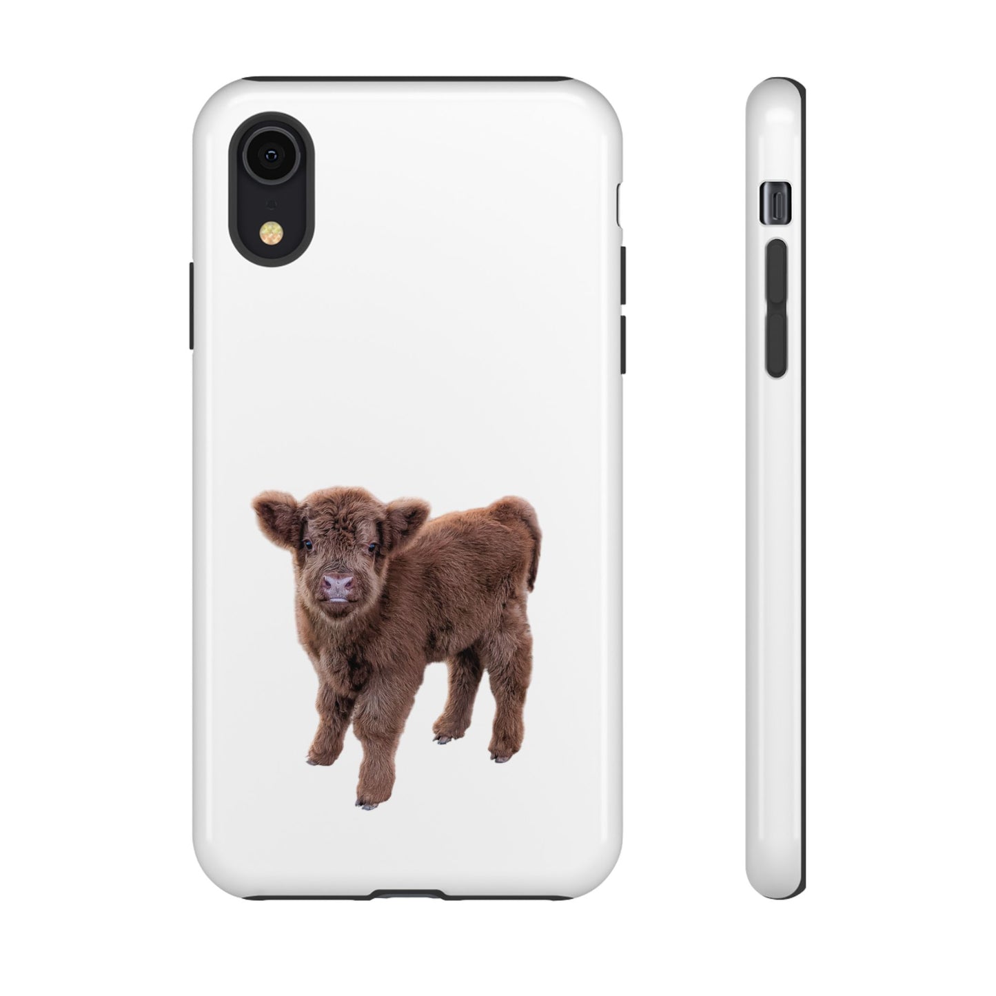 Baby Highland Cow Phone Case iPhone XR Glossy