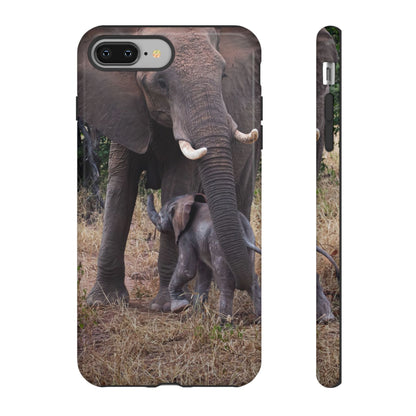 Baby Elephant Tough Case iPhone 8 Plus Glossy