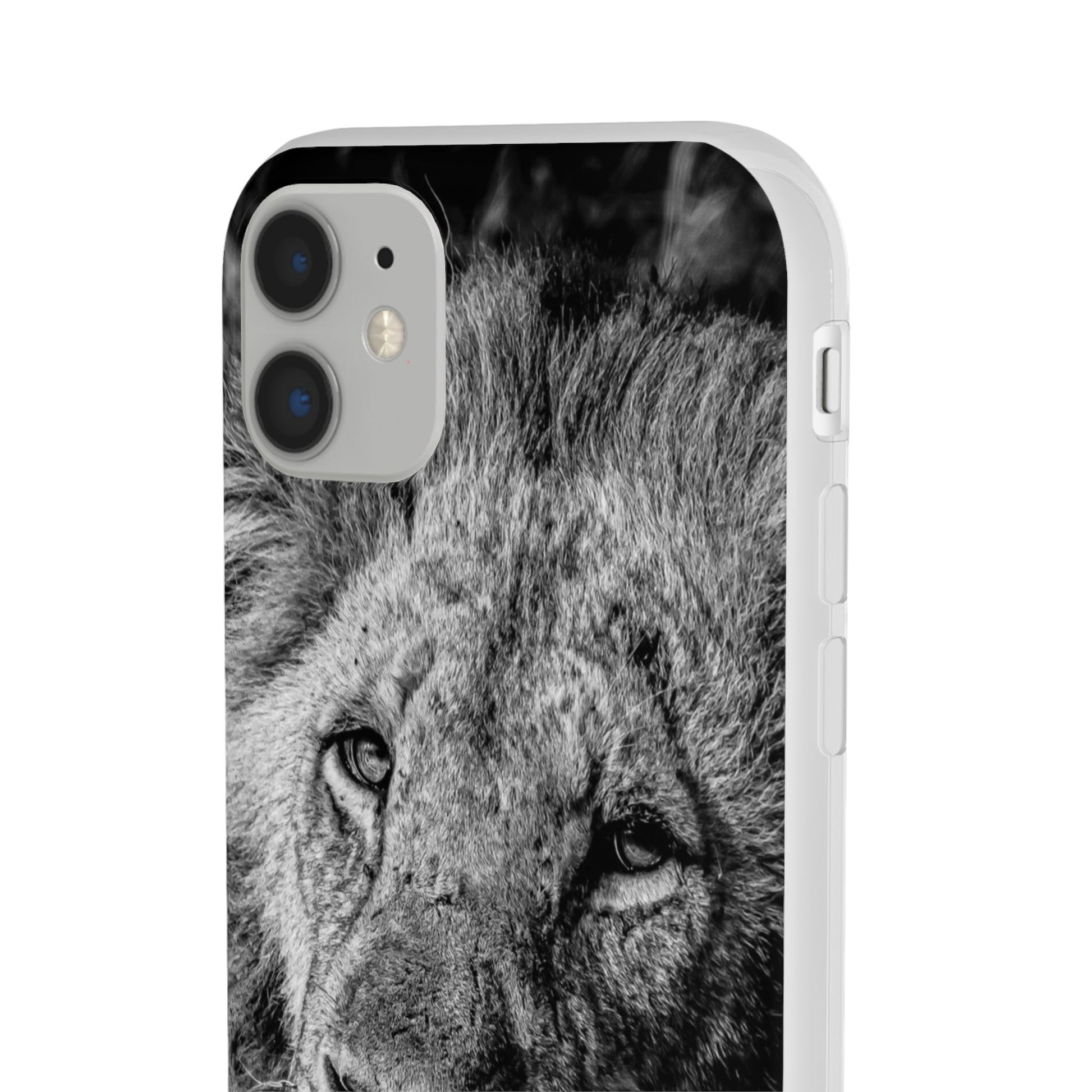 Flexible Lion Phone Cases B&W