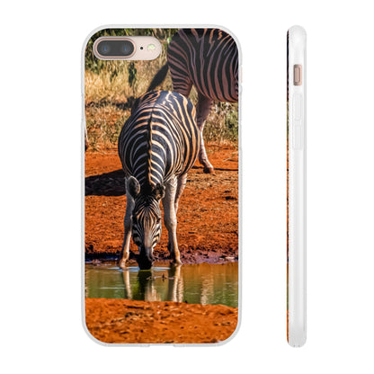 Flexible Zebra Phone Case iPhone 8 Plus