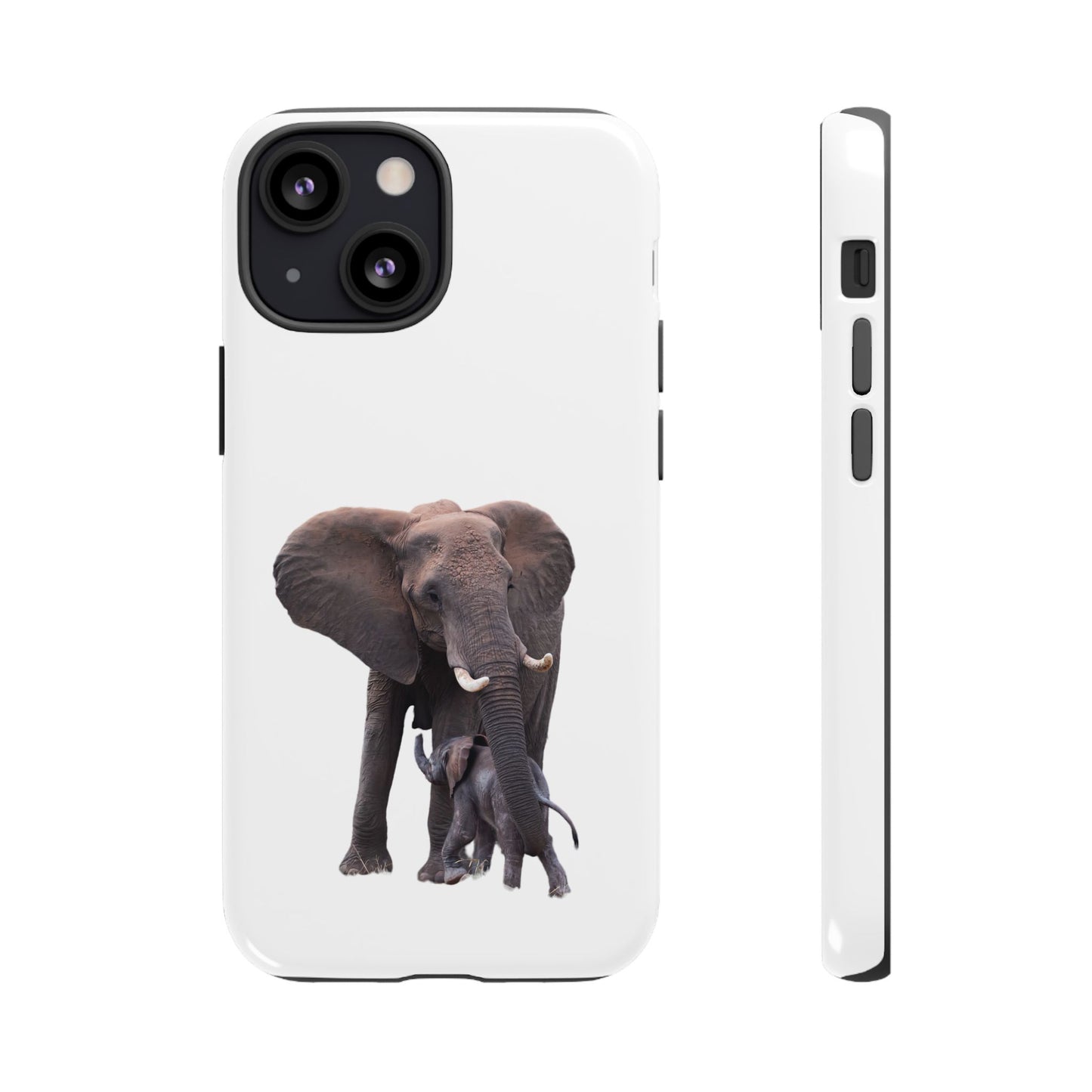 Baby Elephant Tough Case iPhone 13 Mini Glossy