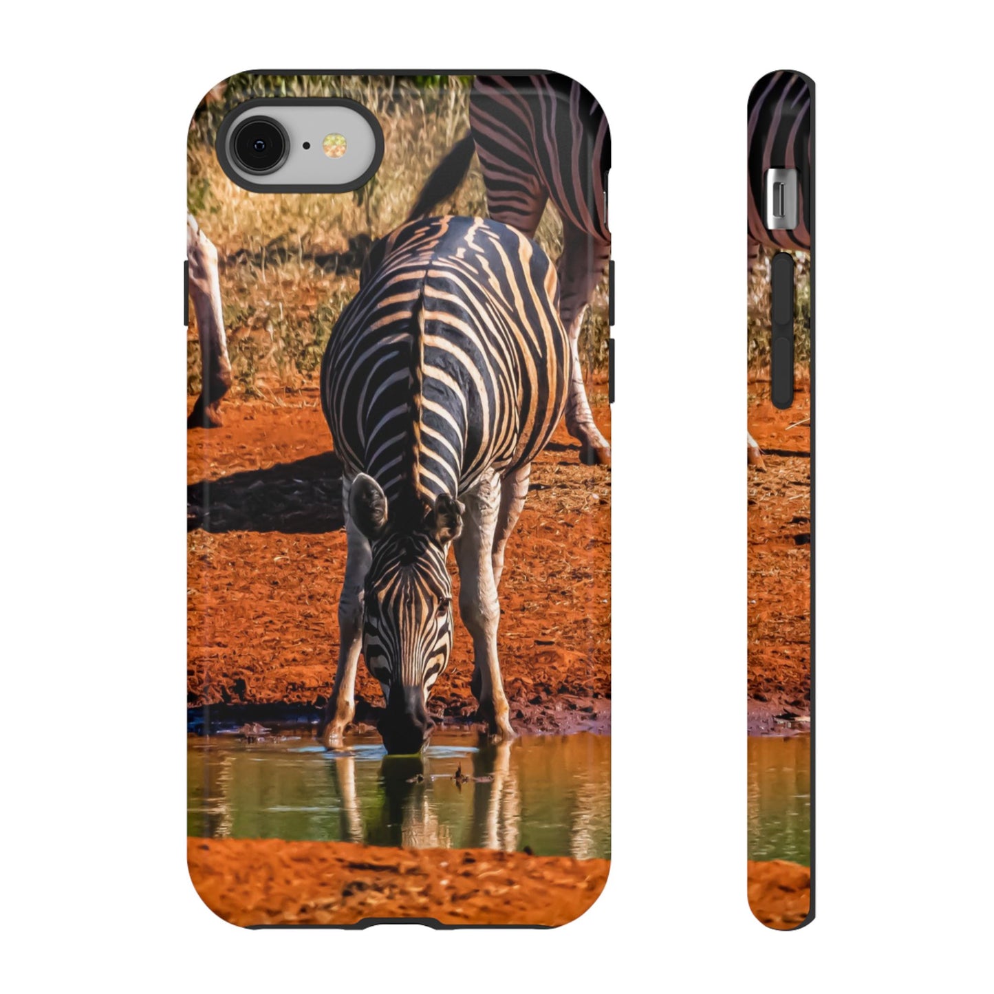 Zebra Phone Case iPhone 8 Glossy