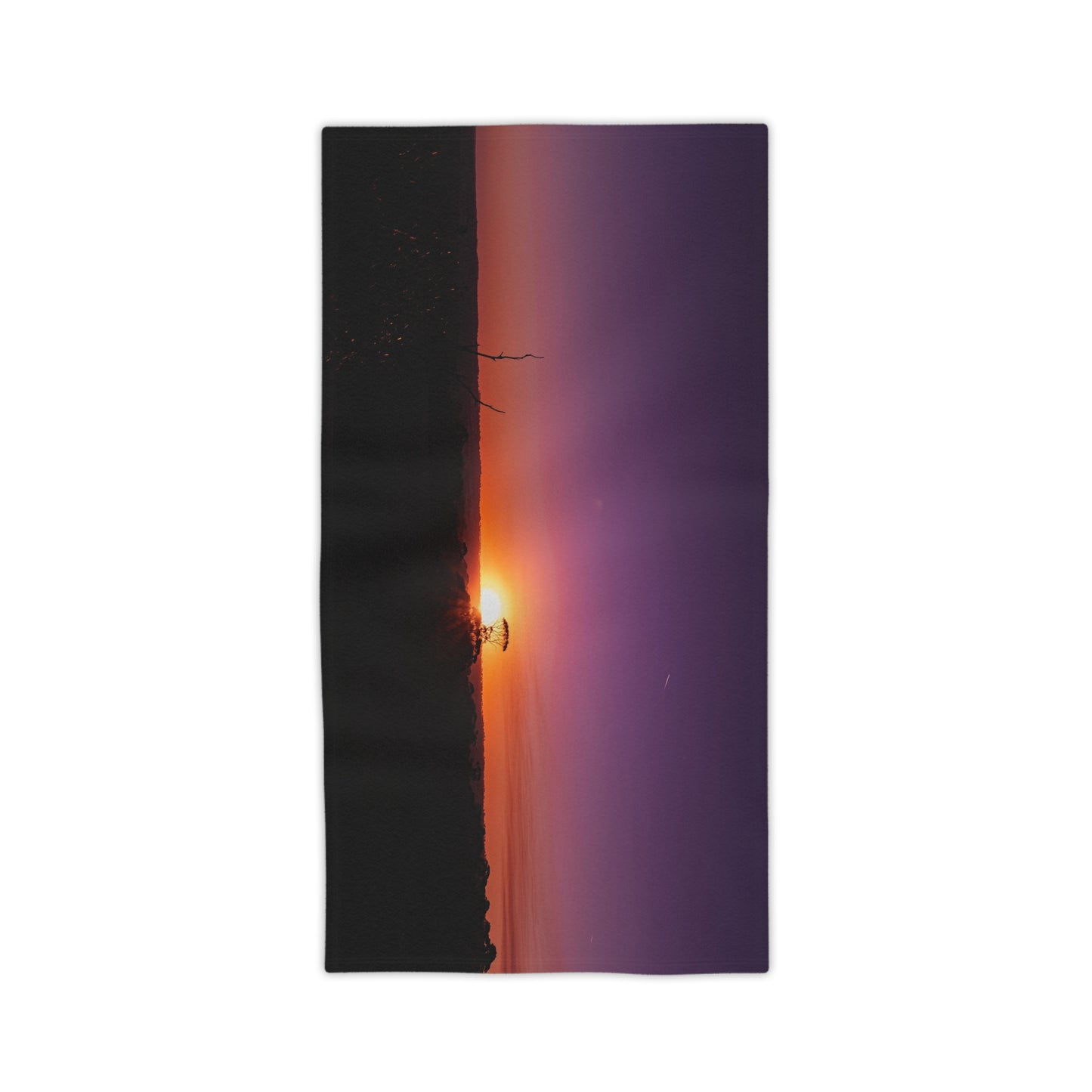 Purple Sunset Beach Towels 24" x 44"