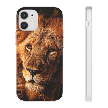 Flexible Lion Phone Cases iPhone 12 Mini with gift packaging