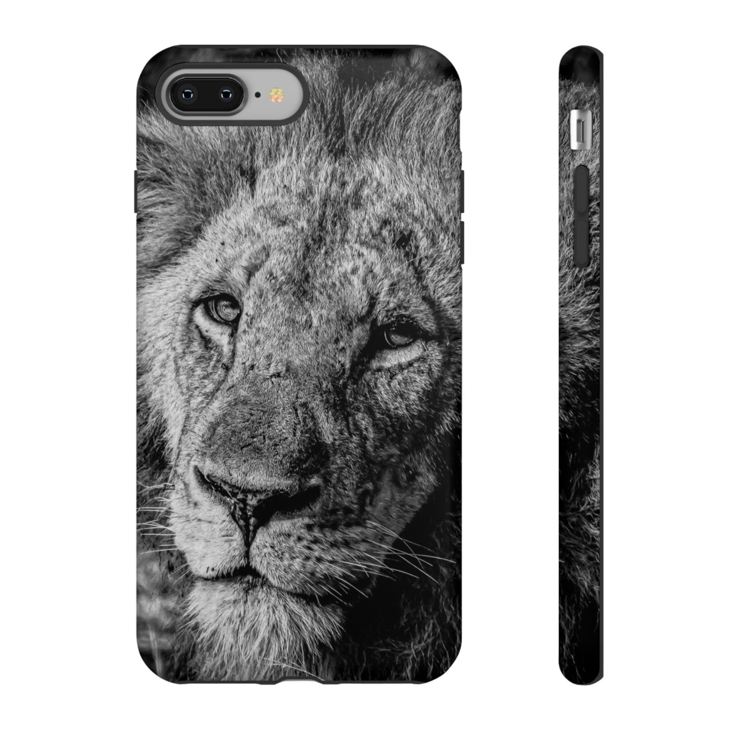 Tough Case - Old Lion B&W iPhone 8 Plus Matte