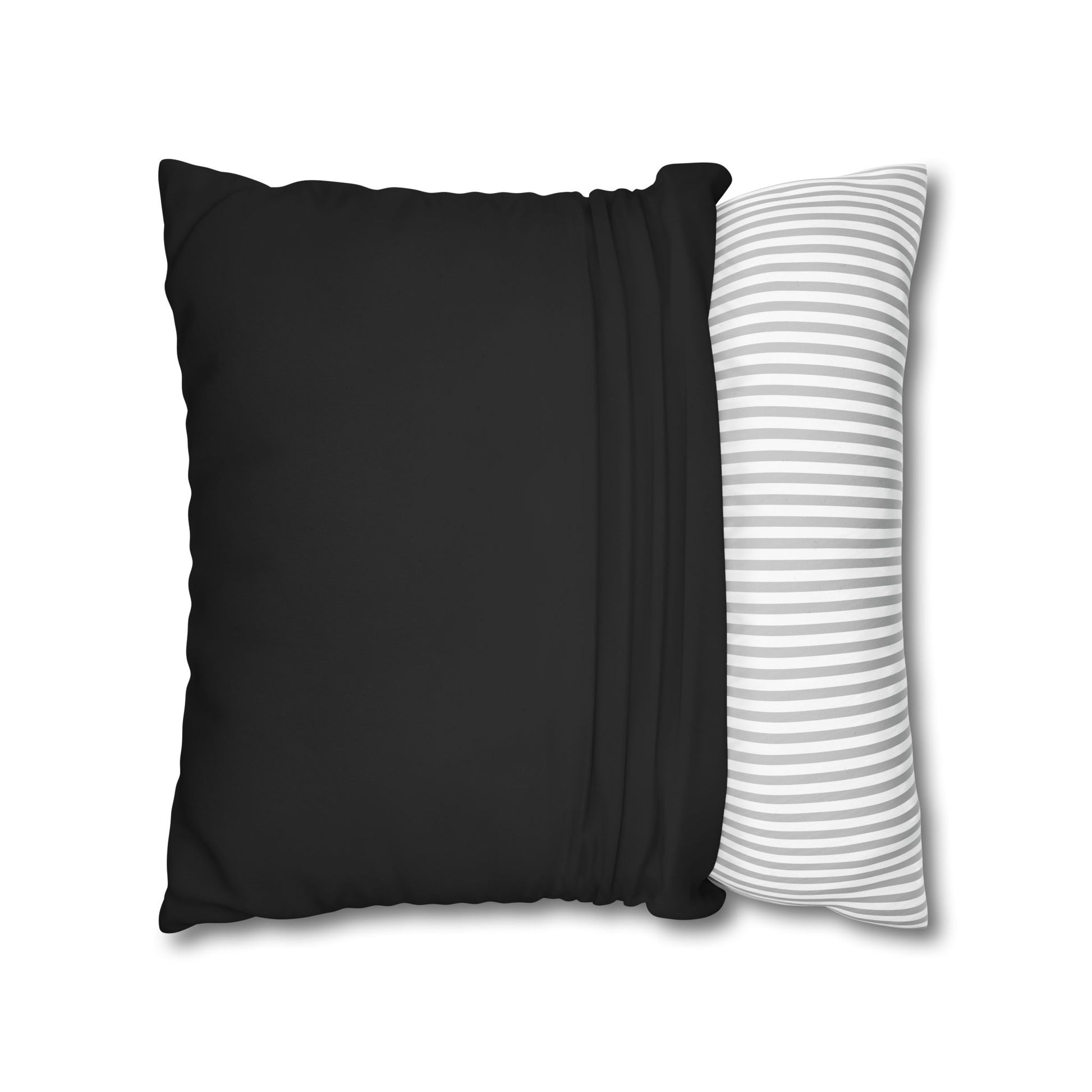 Poly Canvas Pillowcase - Old Lion B&W