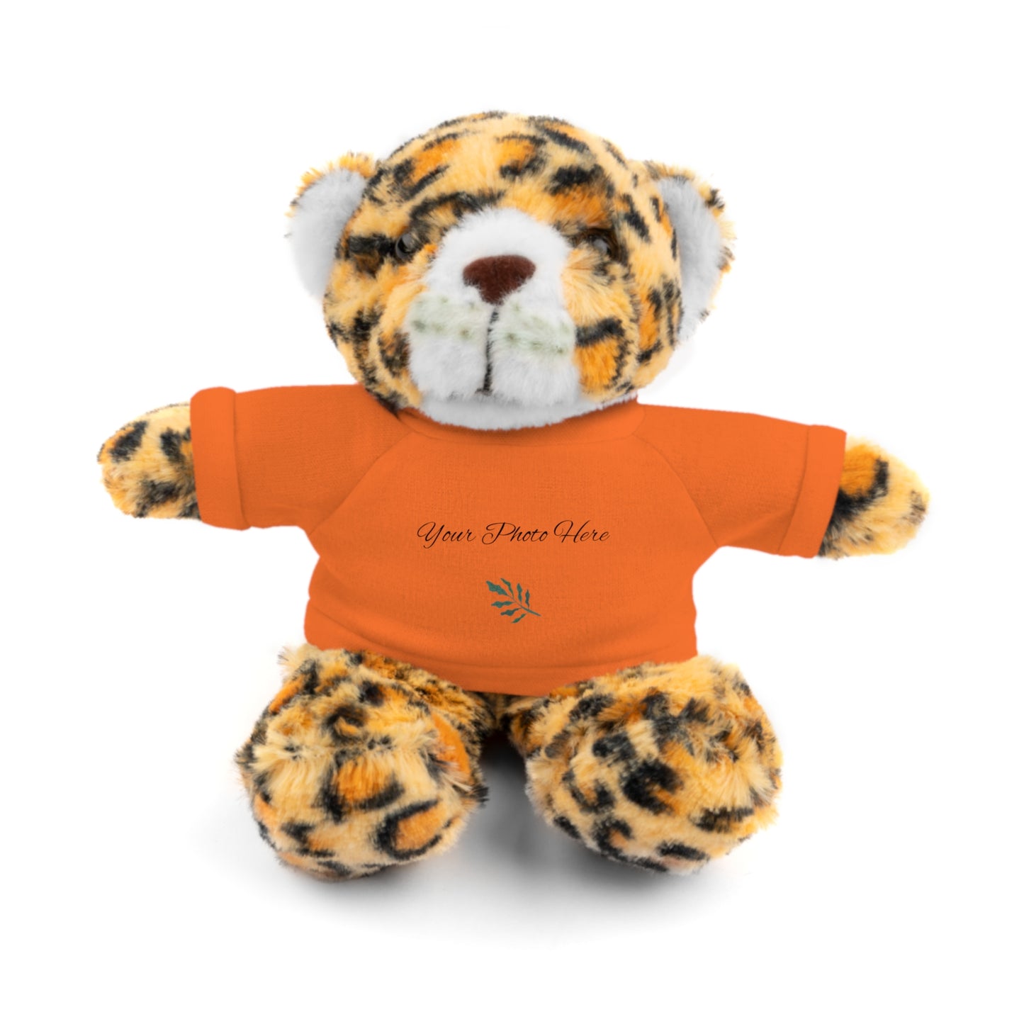 Custom Teddy Bears Orange Jaguar 8"