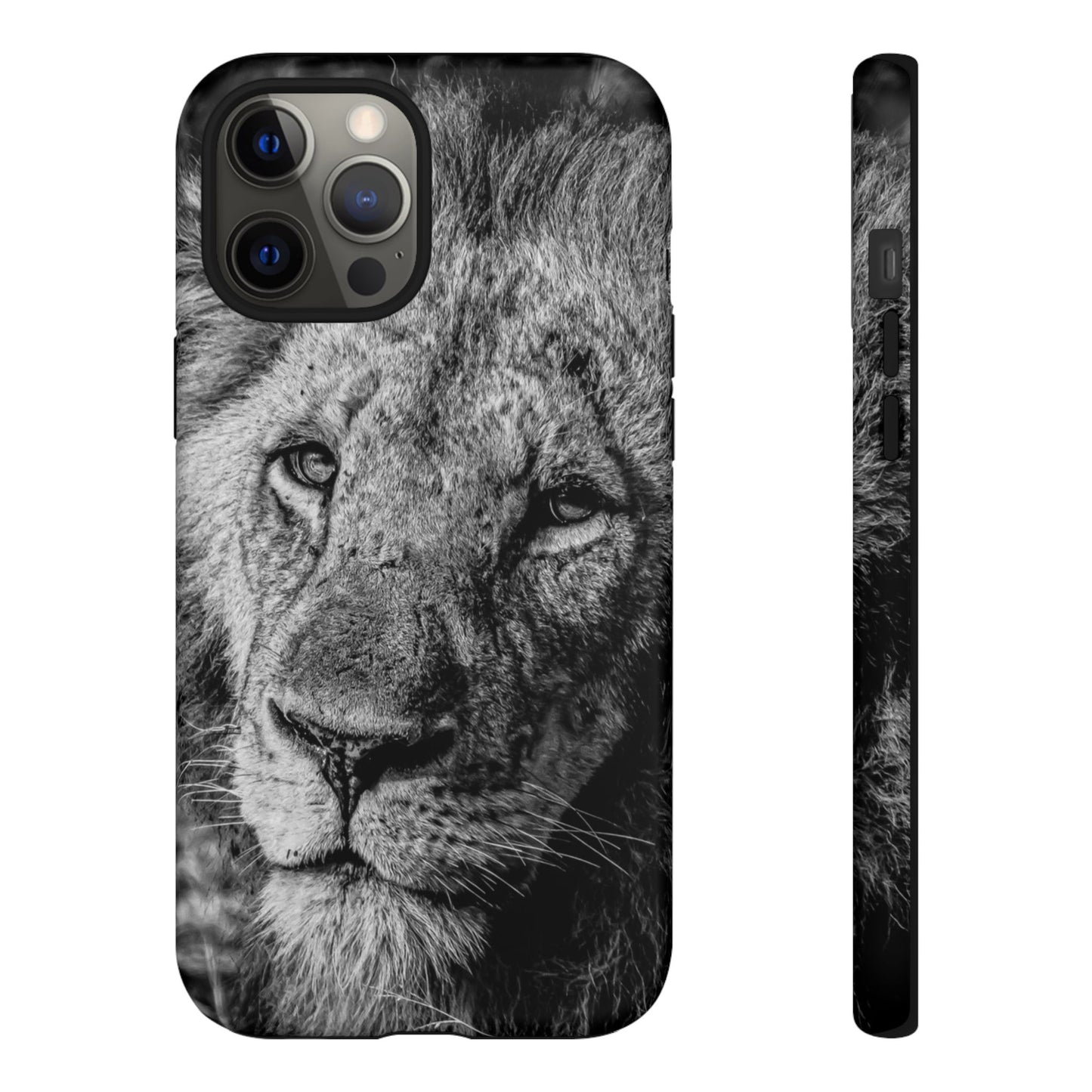 Tough Case - Old Lion B&W iPhone 12 Pro Max Matte