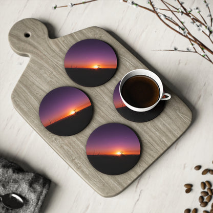 Purple Sunset Coasters