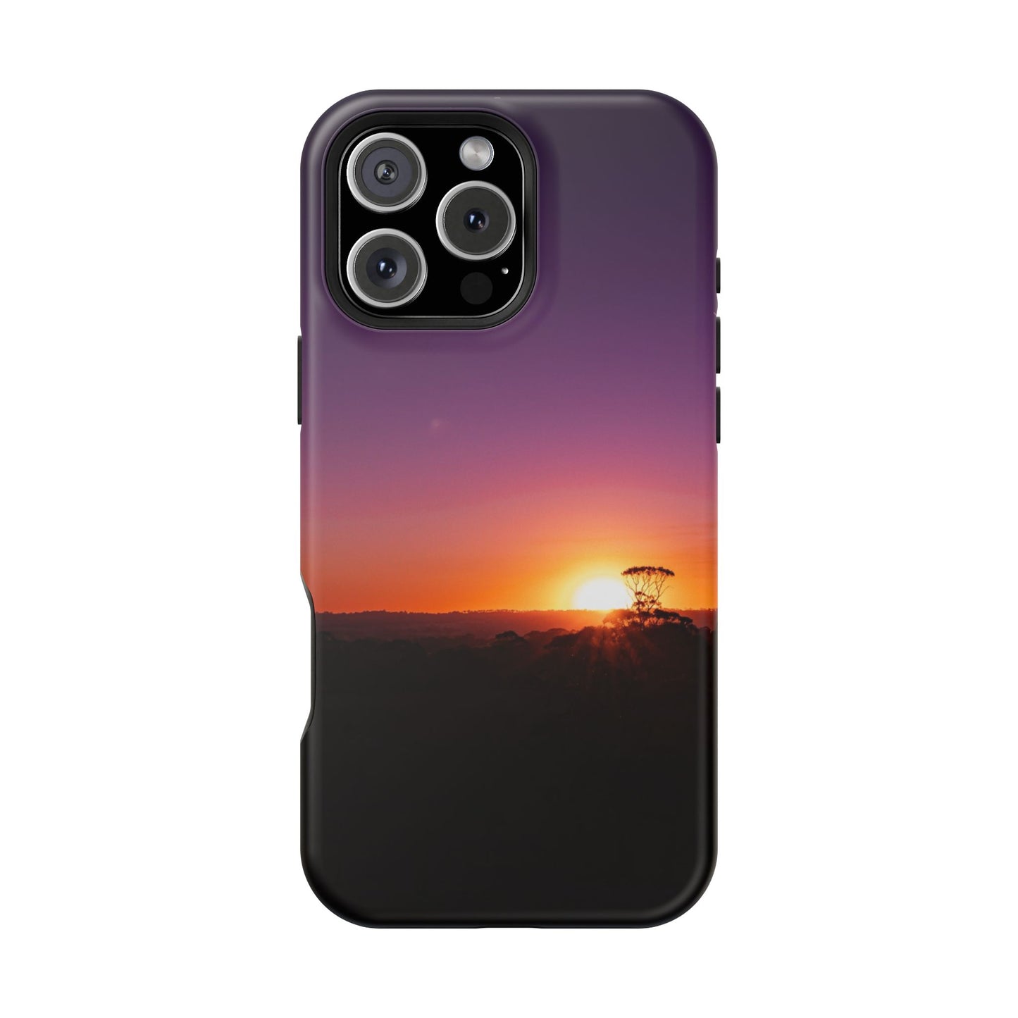 Magsafe® Compatible Tough Cases - Purple Sunset iPhone 16 Pro Max Matte