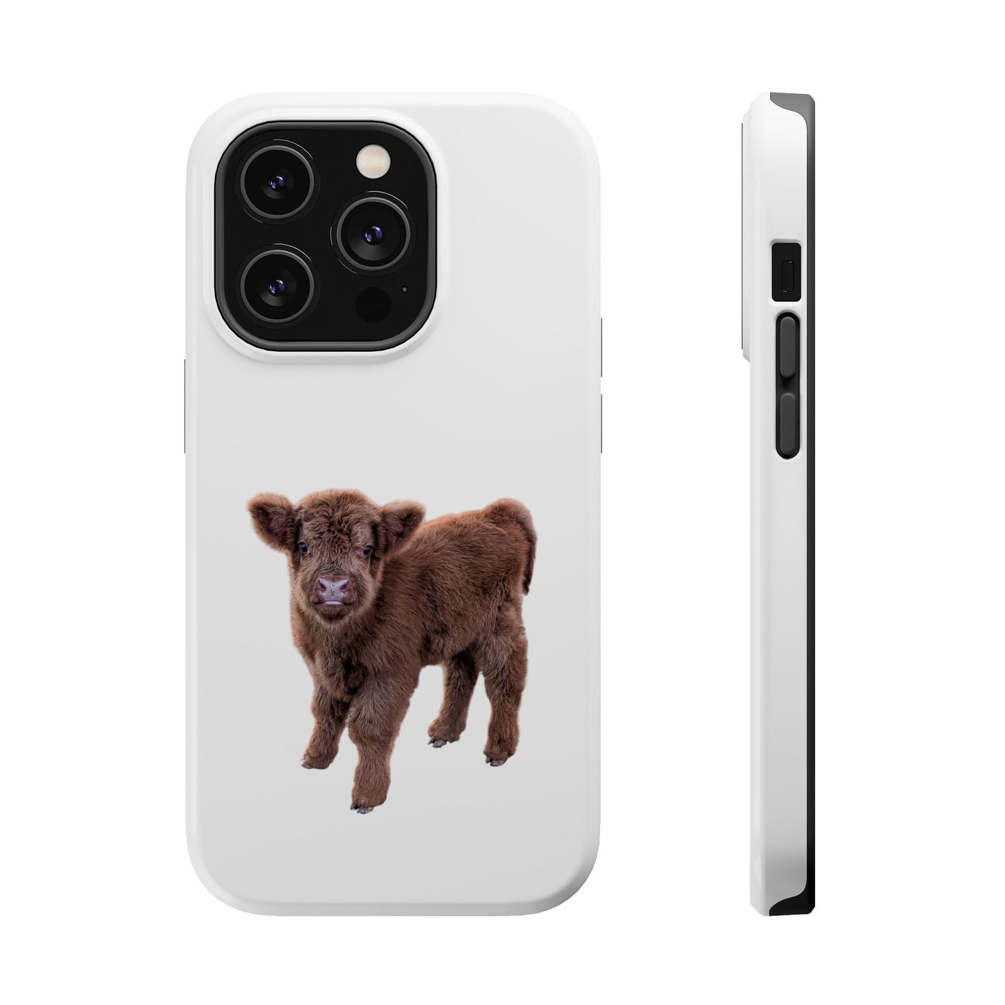Baby Highland Cow MagSafe Phone Case iPhone 14 Pro Glossy