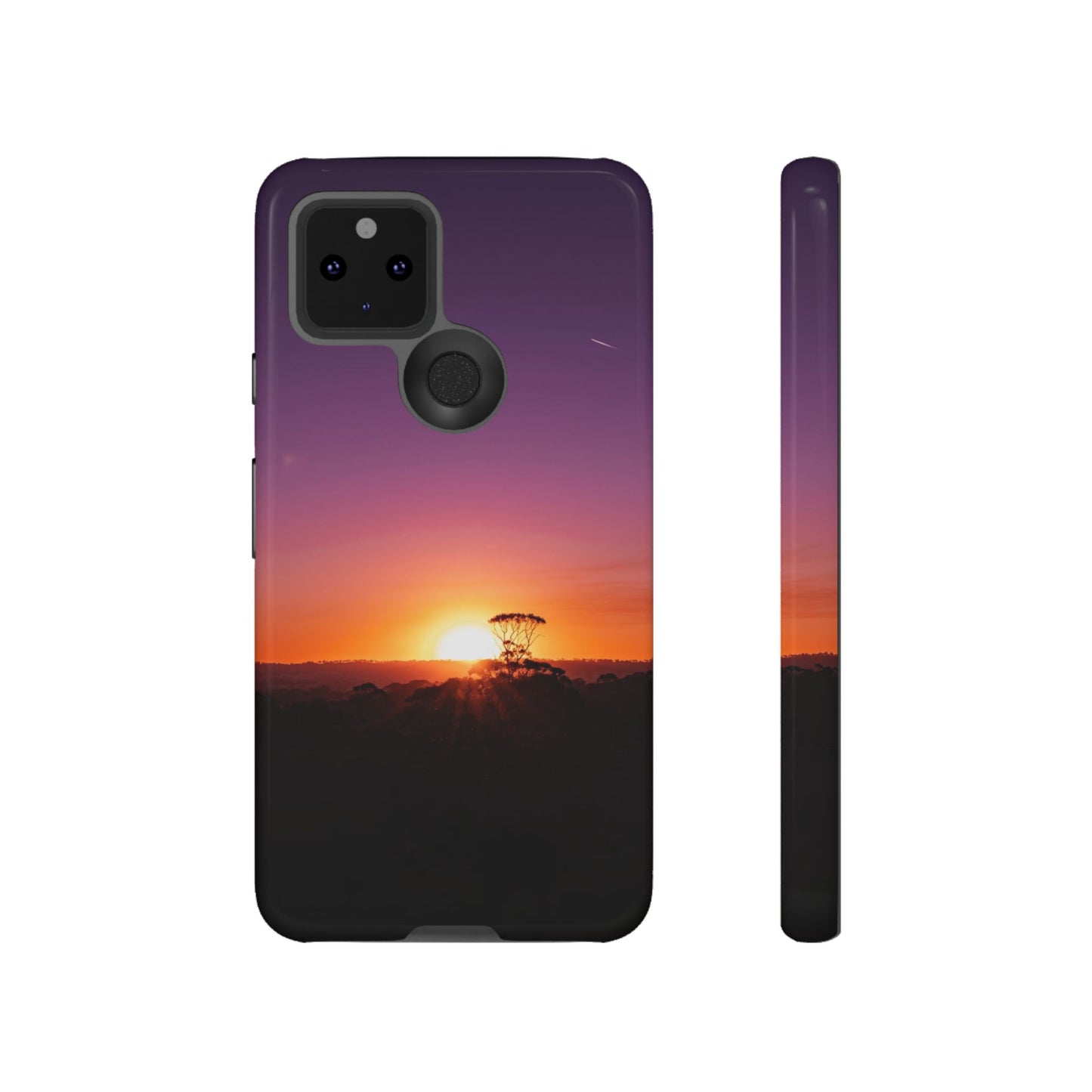 Tough Case - Purple Sunset Google Pixel 5 5G Glossy