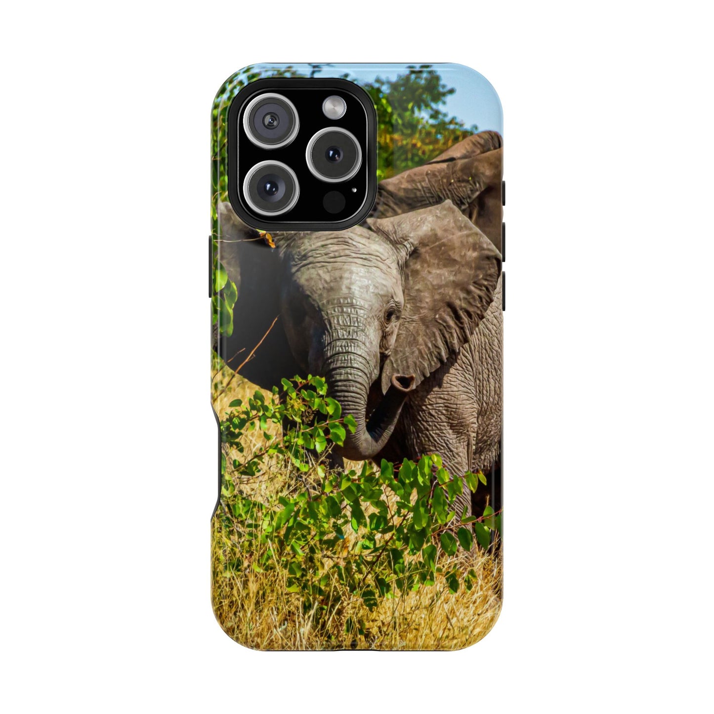 Magsafe® Compatible Tough Cases - Young Elephant iPhone 16 Pro Max Glossy