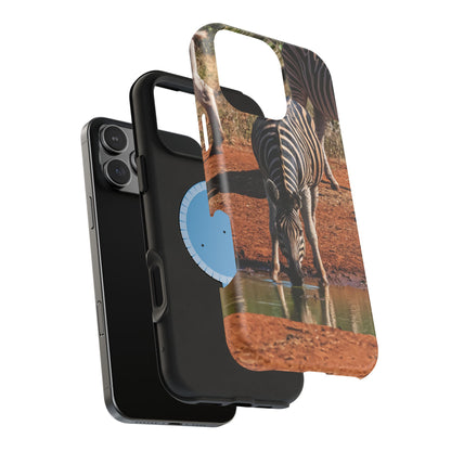 Magsafe® Compatible Tough Cases - Zebra Drinking