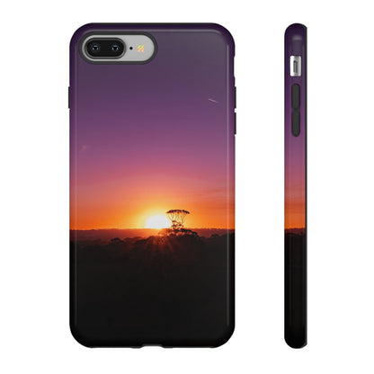 Tough Case - Purple Sunset iPhone 8 Plus Glossy