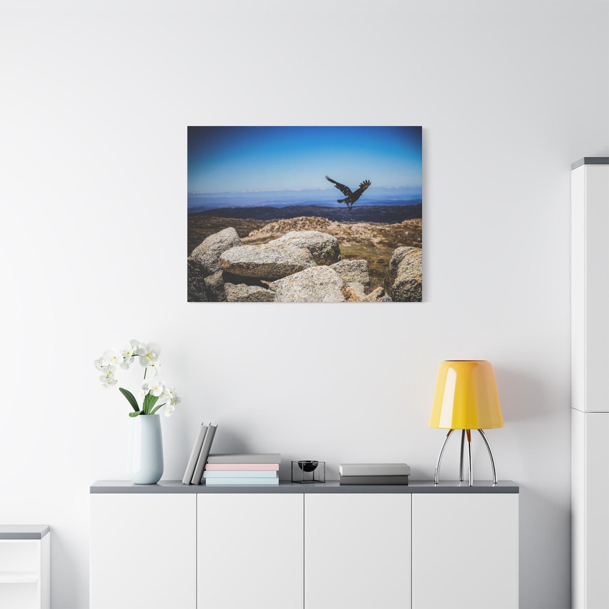 Little Raven Mt Kosciuszko Canvas Print