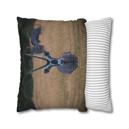 Poly Canvas Pillowcase - Gemsbok