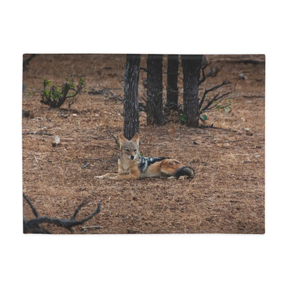 Jackal Fleece Blanket 30" × 40"