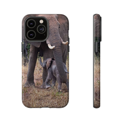 Baby Elephant Tough Case iPhone 14 Pro Max Glossy