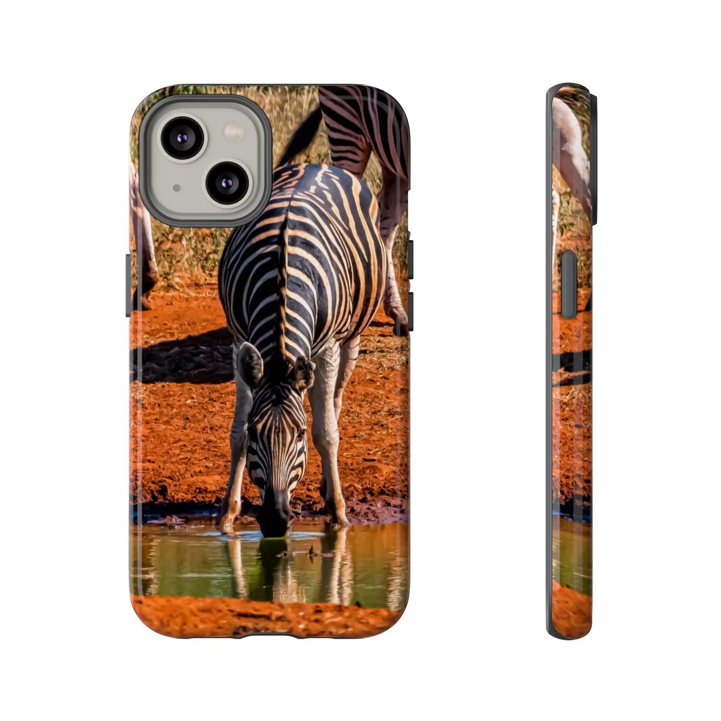 Zebra Phone Case iPhone 14 Glossy