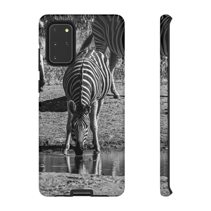 Tough Case - Zebra Drinking B&W Samsung Galaxy S20+ Matte