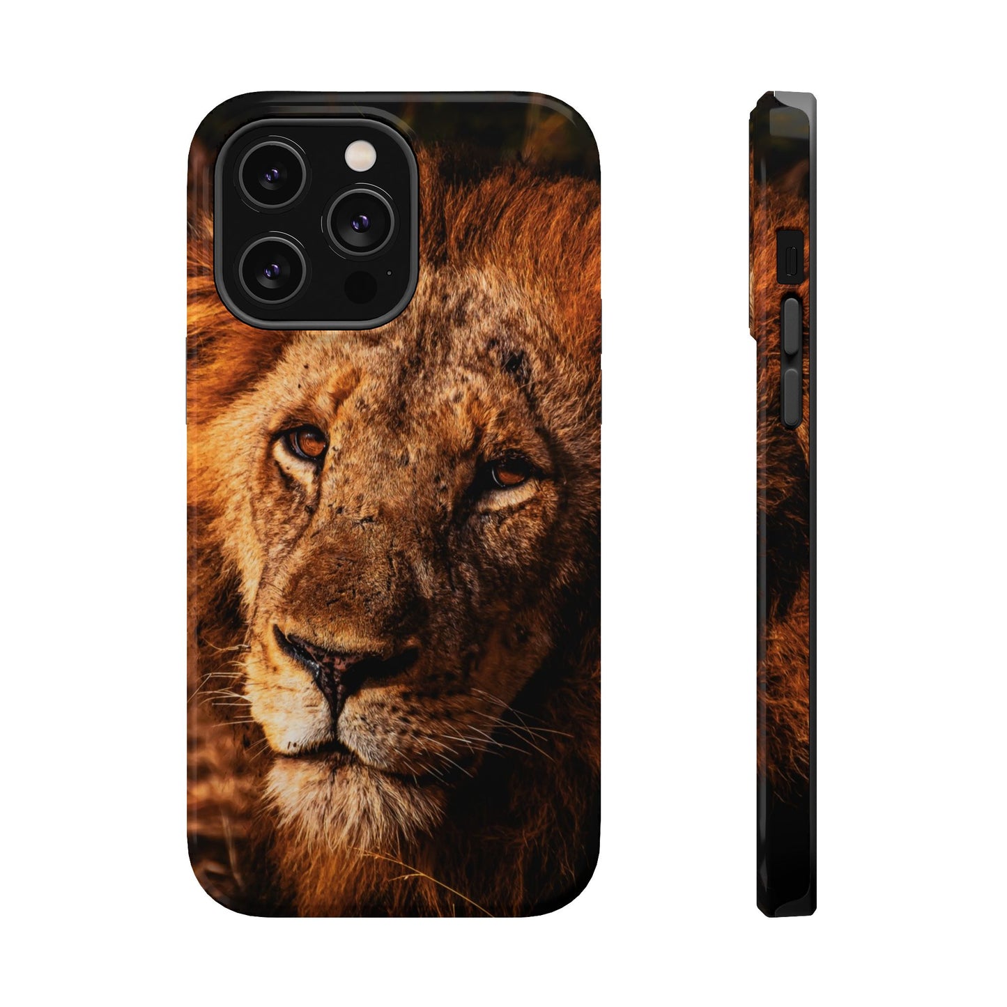 Magsafe® Compatible Tough Cases - Old Lion iPhone 14 Pro Max Glossy