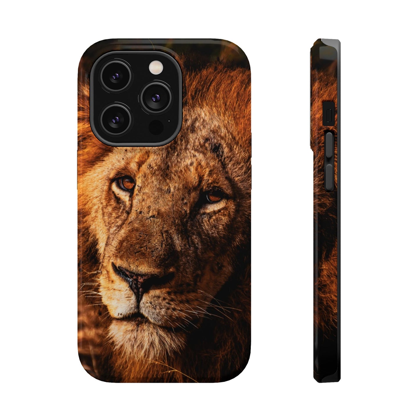 Magsafe® Compatible Tough Cases - Old Lion iPhone 14 Pro Glossy