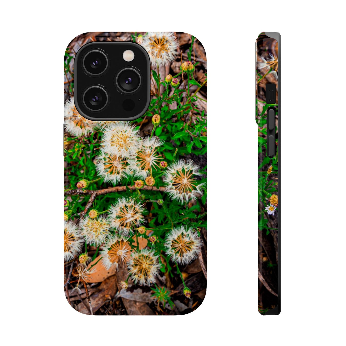 Magnetic Wildflower Phone Case Australia iPhone 14 Pro Glossy