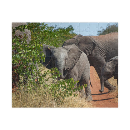 Young Elephant Jigsaw Puzzle 110 pcs (Horizontal)