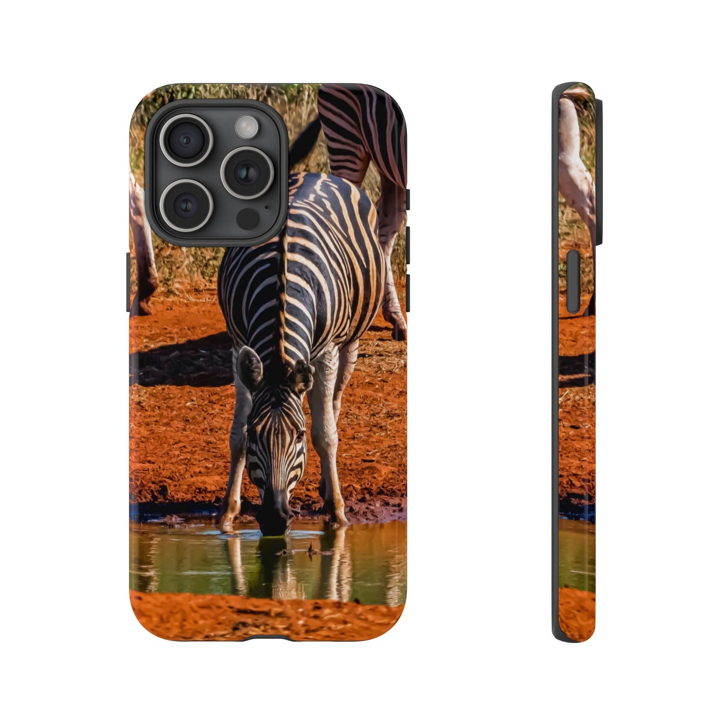 Zebra Phone Case iPhone 15 Pro Max Glossy