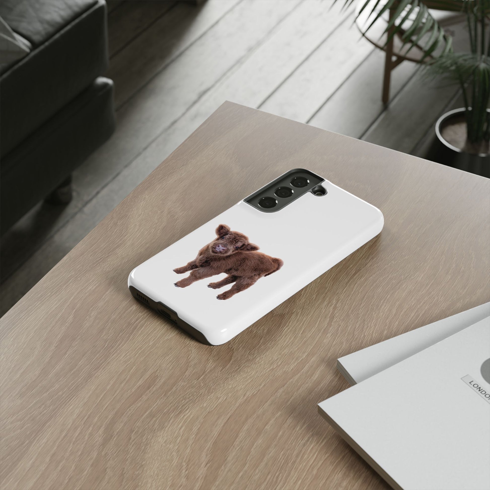 Baby Highland Cow Phone Case