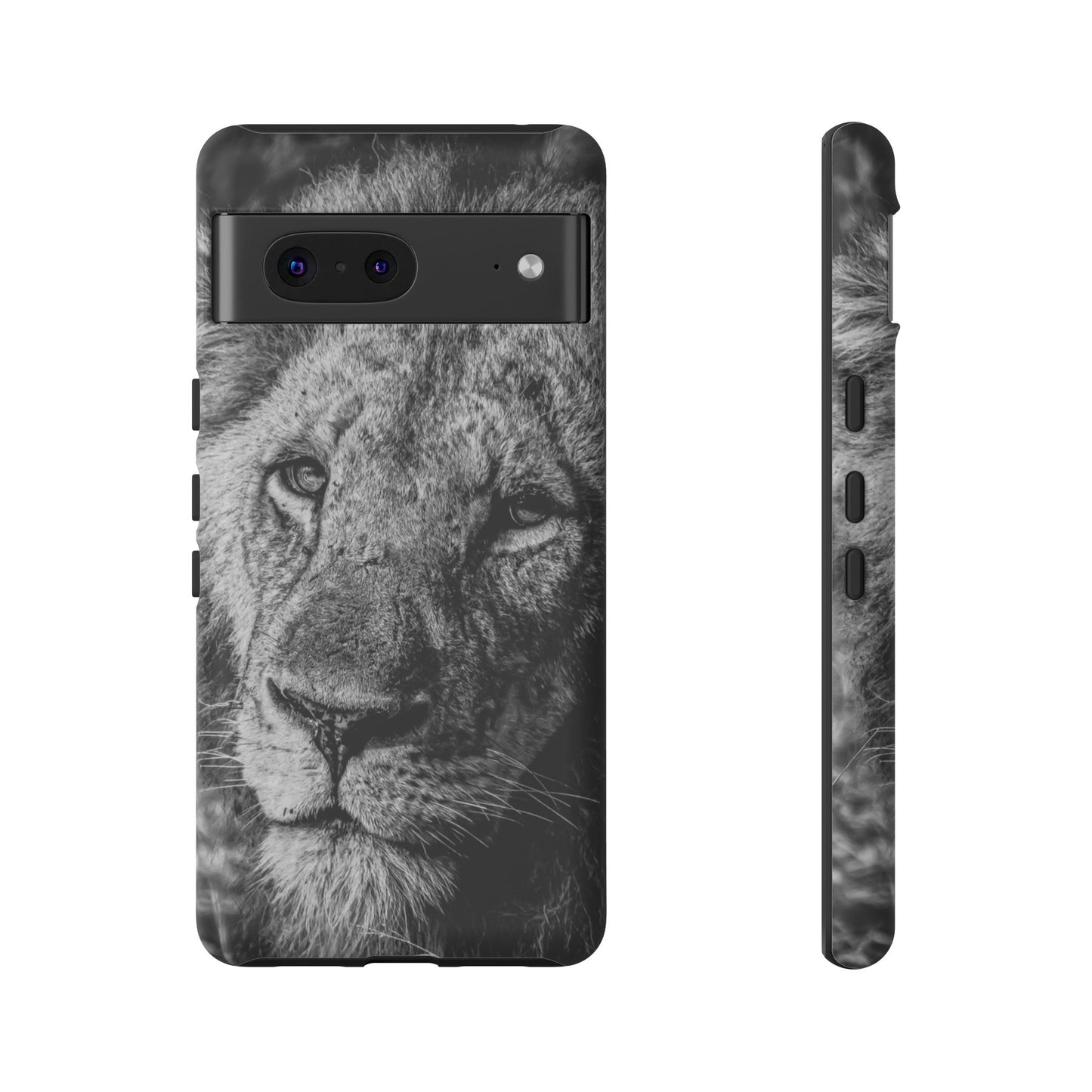 Tough Case - Old Lion B&W Google Pixel 7 Matte