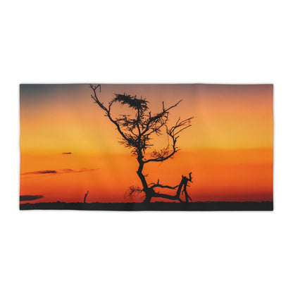 Beach Towels - Sunset over the Kalahari