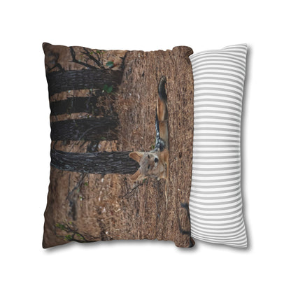 Poly Canvas Pillowcase - Jackal