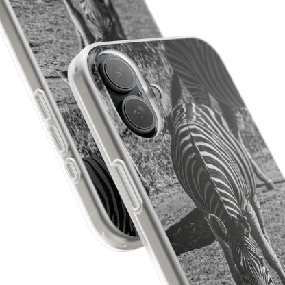 Flexible Zebra Phone Case B&W